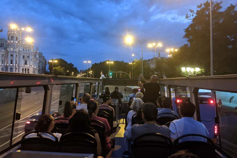 Tour nocturno en autobús descapotable, Big Bus