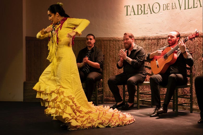 Espectáculo flamenco en el Tablao de la Villa