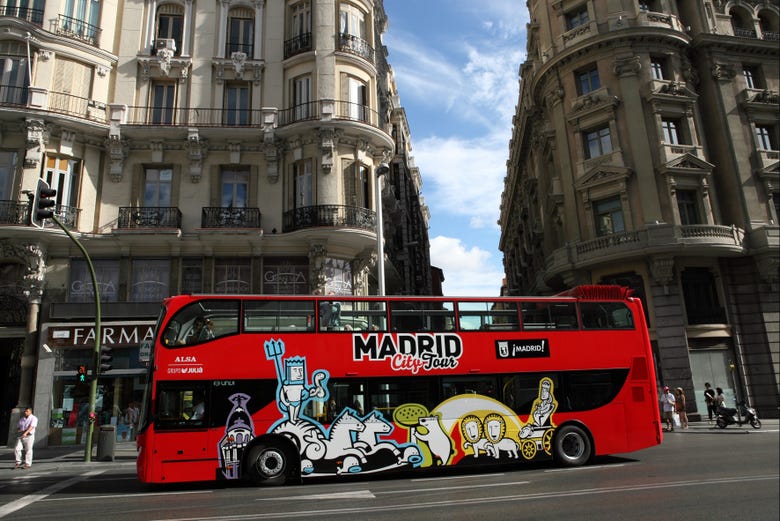 Autobús turístico de Madrid para familias