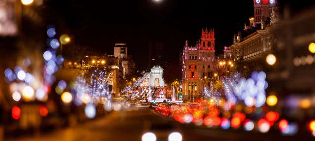 Visite de Noël en tuk tuk privé dans Madrid