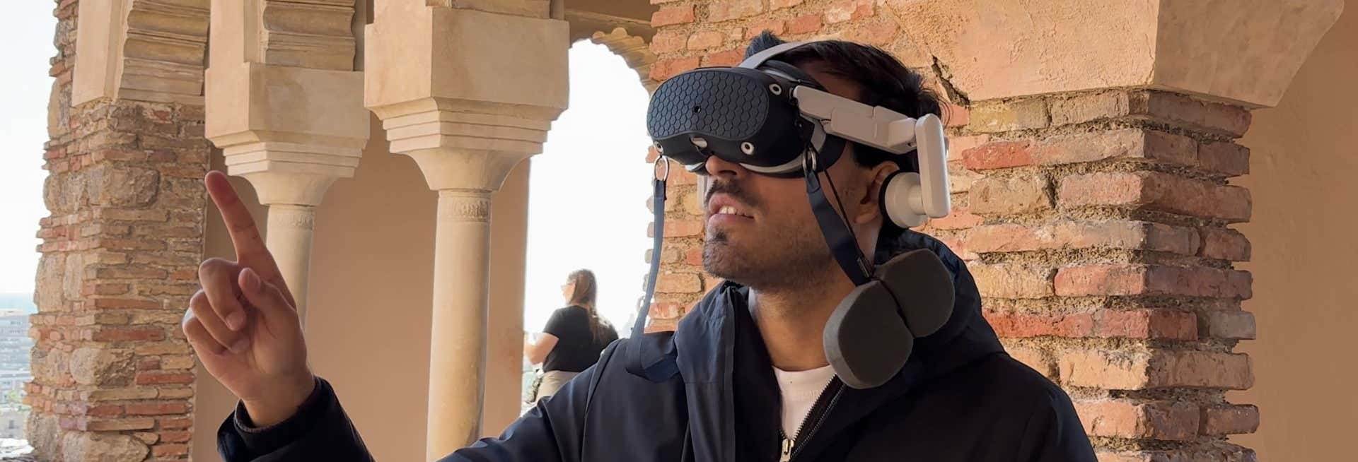 Visite de l'Alcazaba avec casque de réalité virtuelle