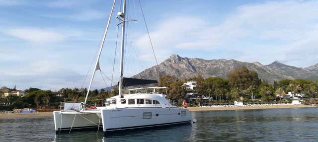 Giro in catamarano con avvistamento di delfini