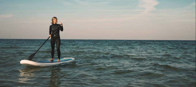 Paddle surf a Mundaka