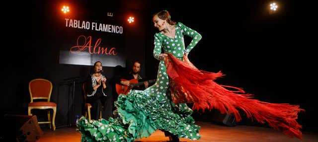 Spettacolo flamenco al tablao Alma