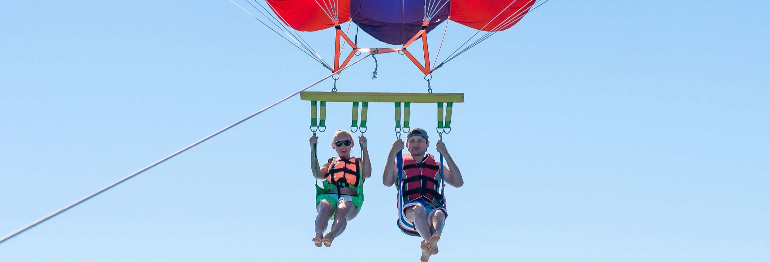 Parasailing in Playa Blanca