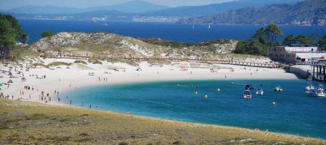 Transfer in barca alle Isole Cíes