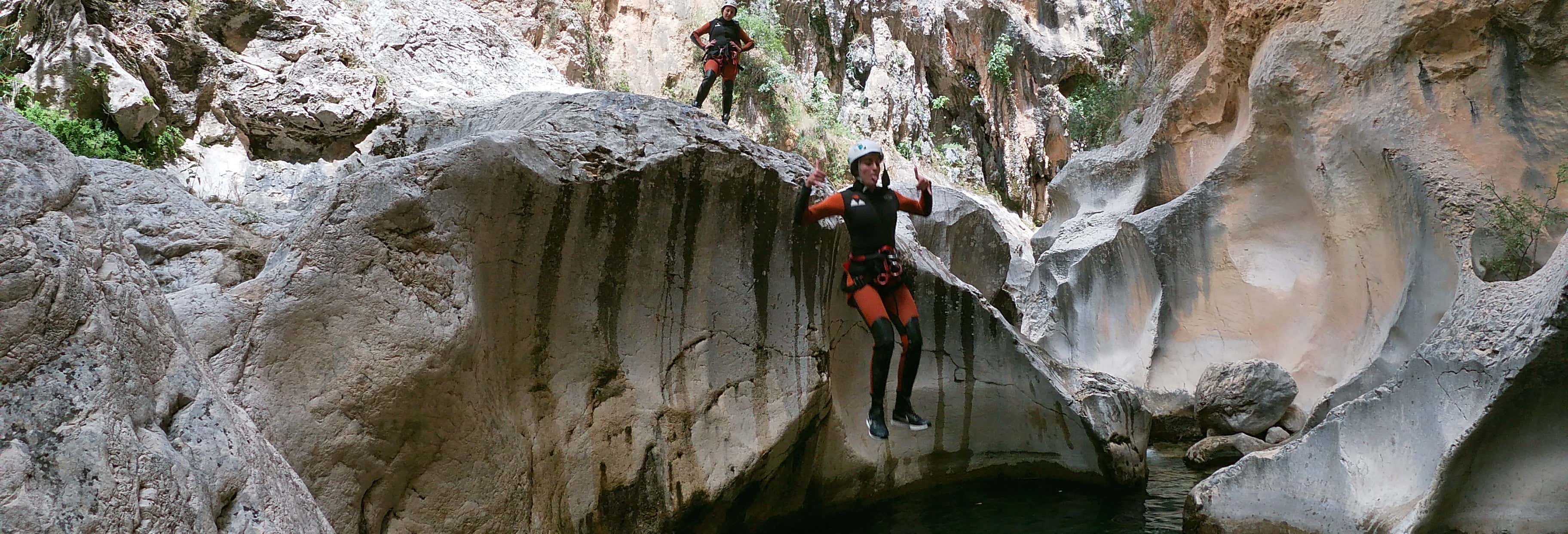 Canyoning at La Bolera