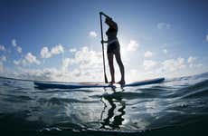 Paddle Surfing in Ribadesella