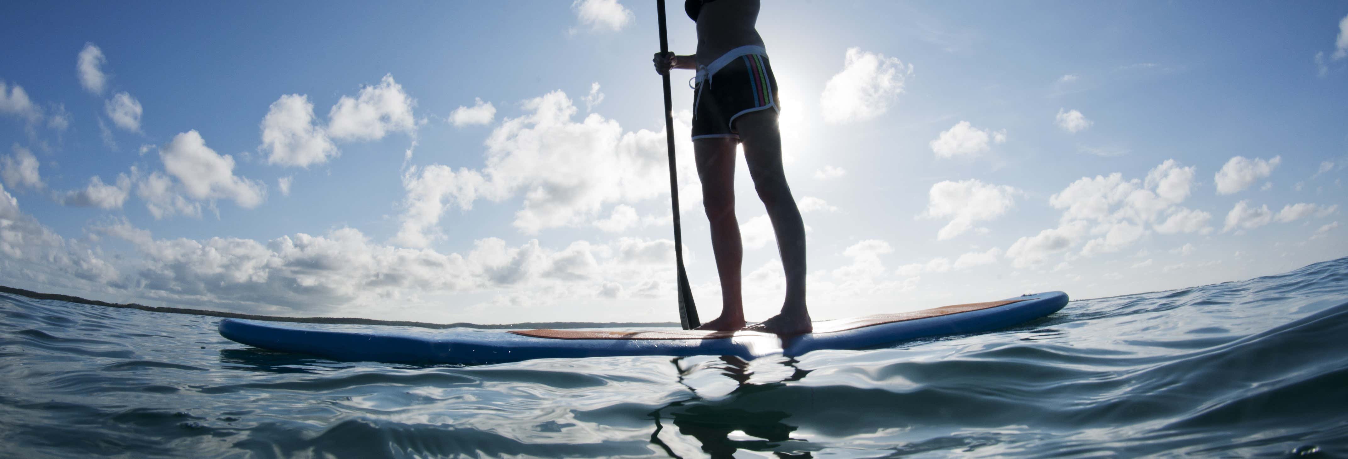 Paddle Surfing in Ribadesella