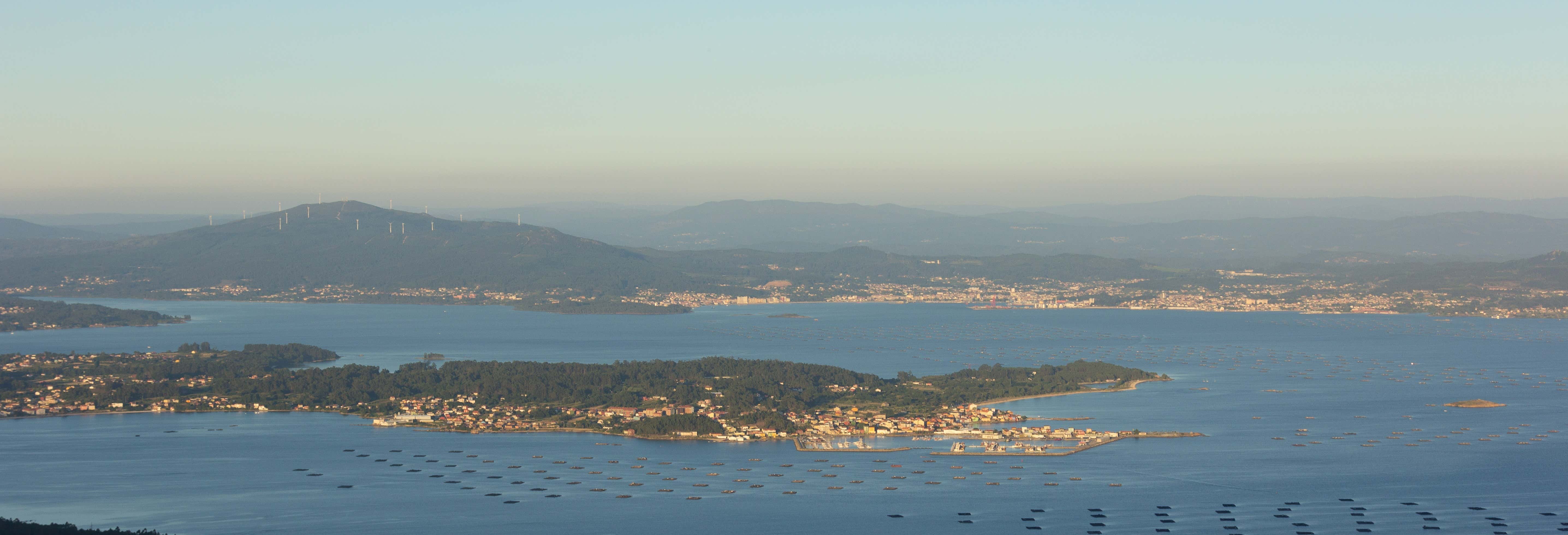 Balade en bateau dans l'estuaire d'Arousa + Dégustation de moules