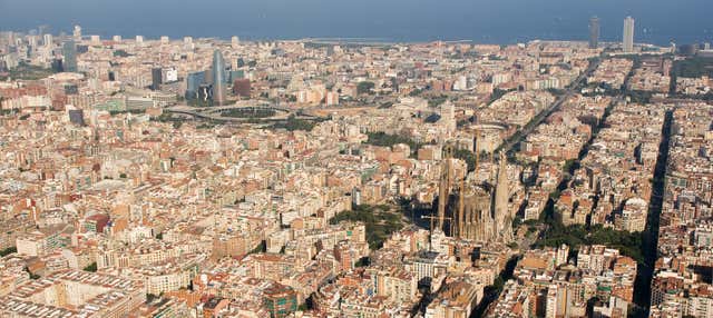 Giro in elicottero a Barcellona