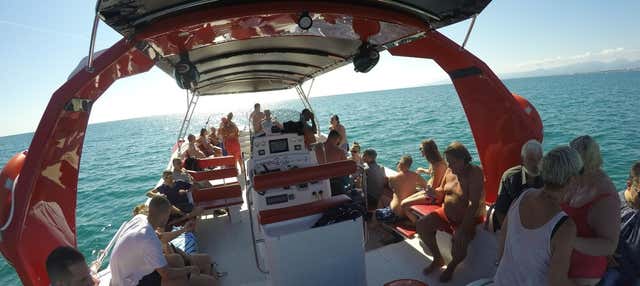 Giro in motoscafo lungo la Costa Dorada