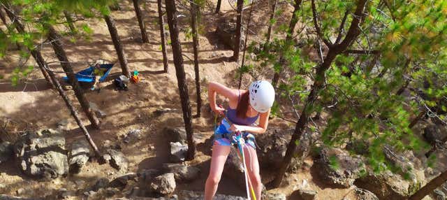 Arrampicata al Roque Nublo al tramonto