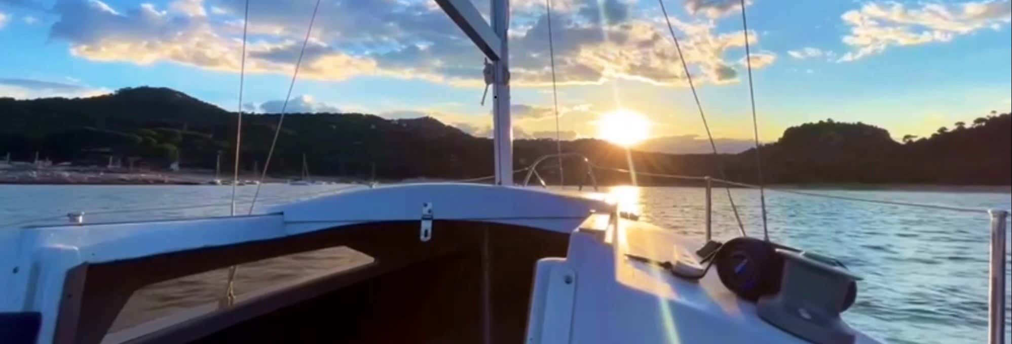 Noleggio di barca con skipper nel bacino di San Juan