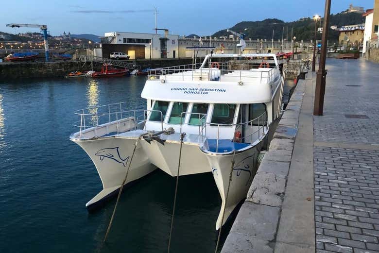 San Sebastian Coast Catamaran Trip