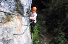 Via ferrata no desfiladeiro de La Hermida