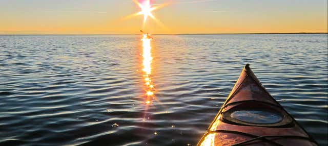 Tour all'isola di Sancti Petri in kayak al tramonto
