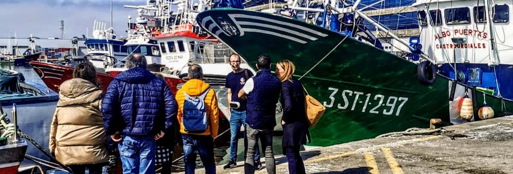 Tour of Port and Fish Market in Santoña + Anchovy Museum