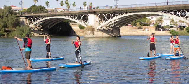Paddle surf sul fiume Guadalquivir