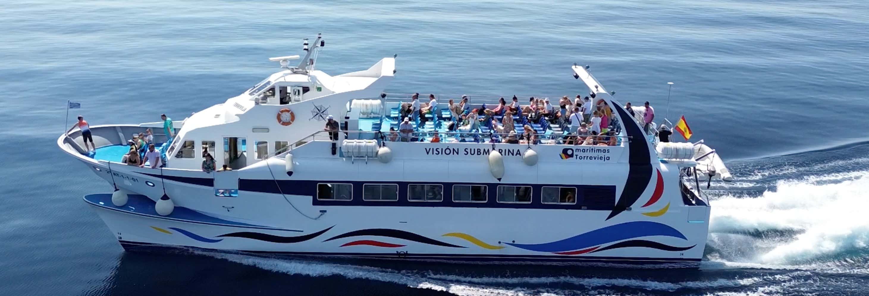 Escursione a Tabarca in barca con visione sottomarina