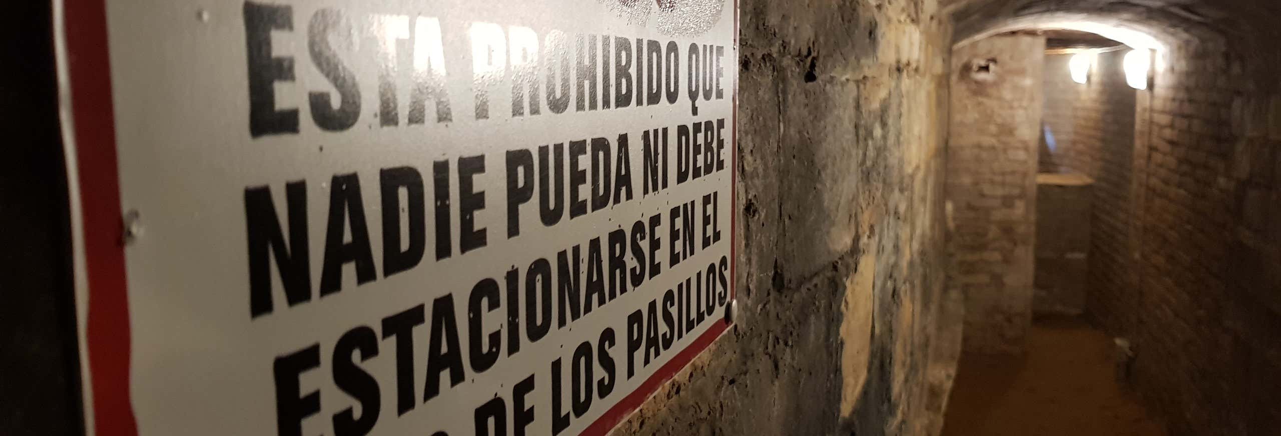 Visita guidata di un rifugio antiaereo di Tortosa