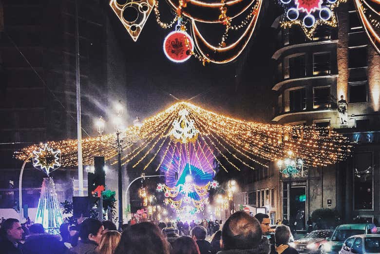 Vigo Christmas Lights Free Tour