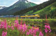 Coastal Classic Train Between Anchorage & Seward