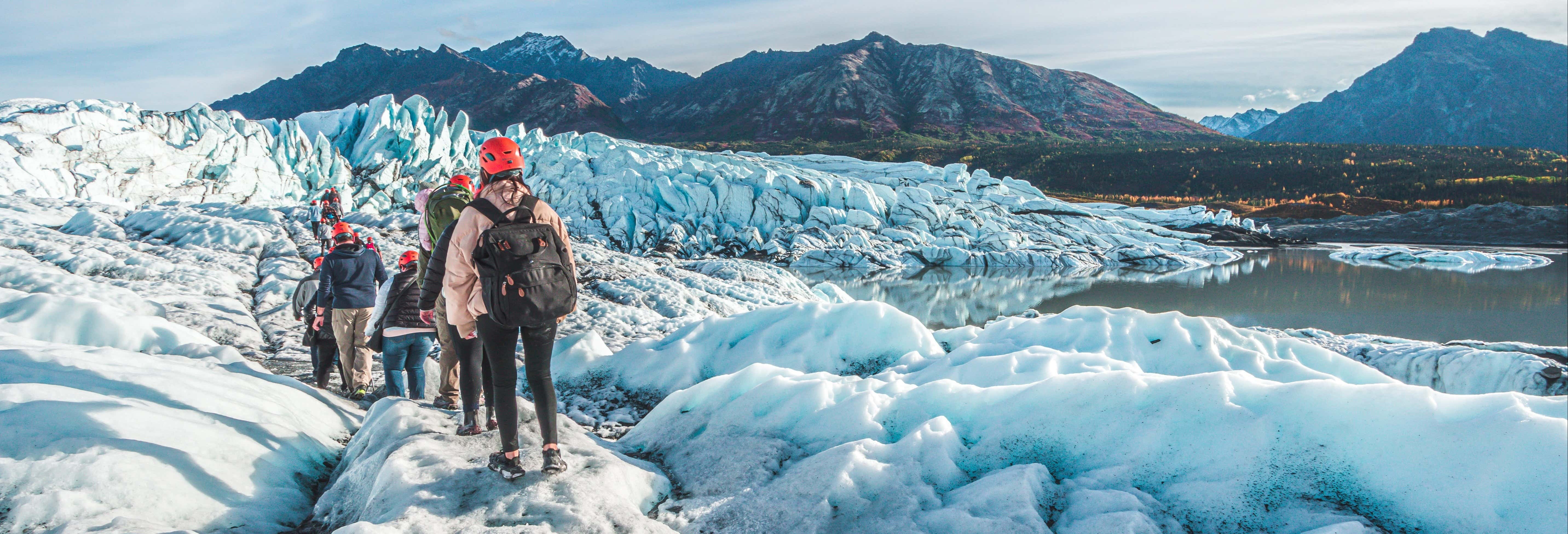 Senderismo por el glaciar Matanuska