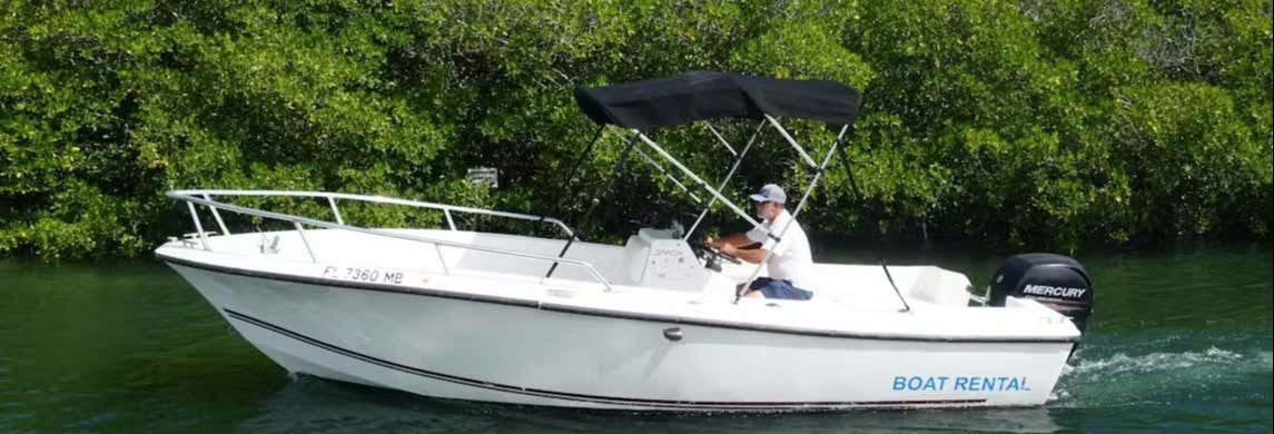 Noleggio barca senza licenza a Key West