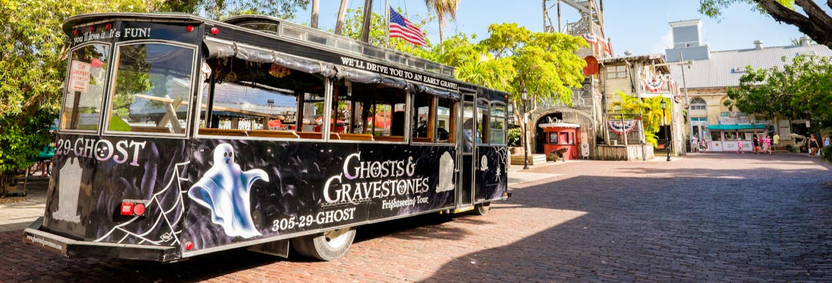 Tour dei fantasmi di Key West in filobus 