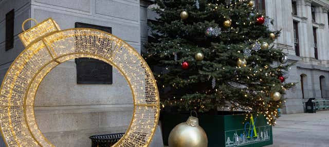 Trolleybus de Noël à Philadelphie