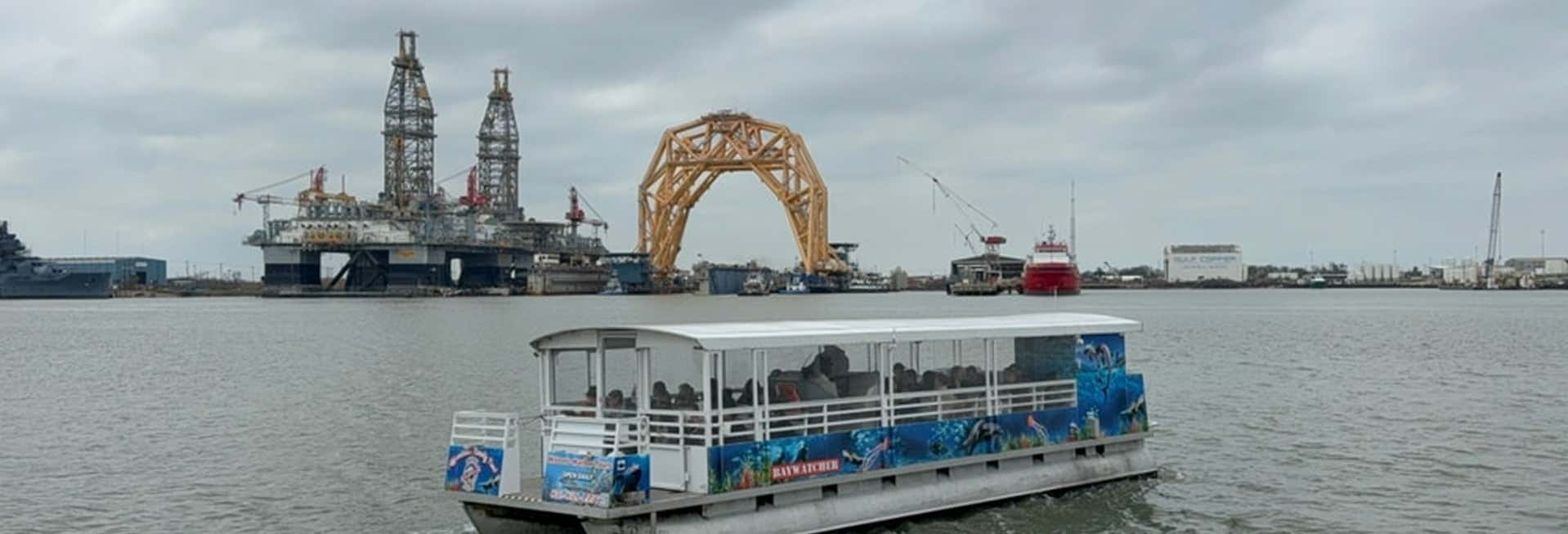 Giro in barca a Galveston