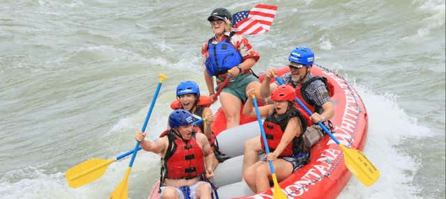 Rafting sul fiume Yellowstone