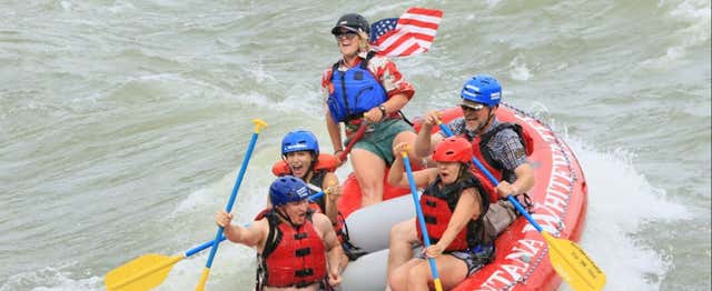 Rafting en el río Yellowstone