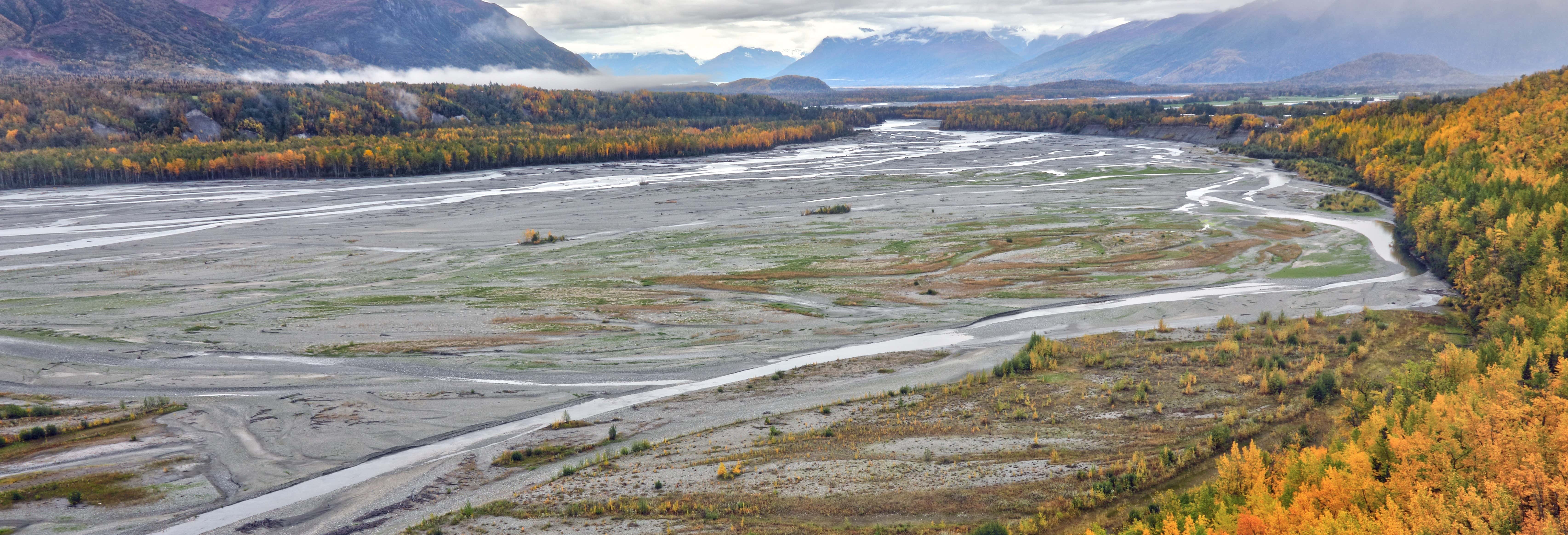 Giro in gommone sul fiume Matanuska