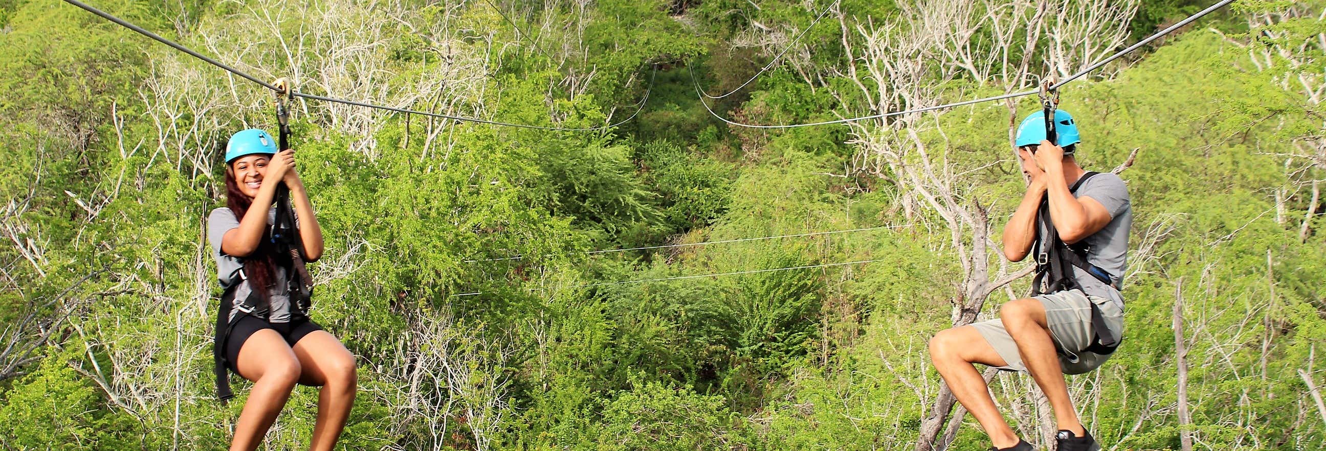 Zip line al Coral Crater Adventure Park