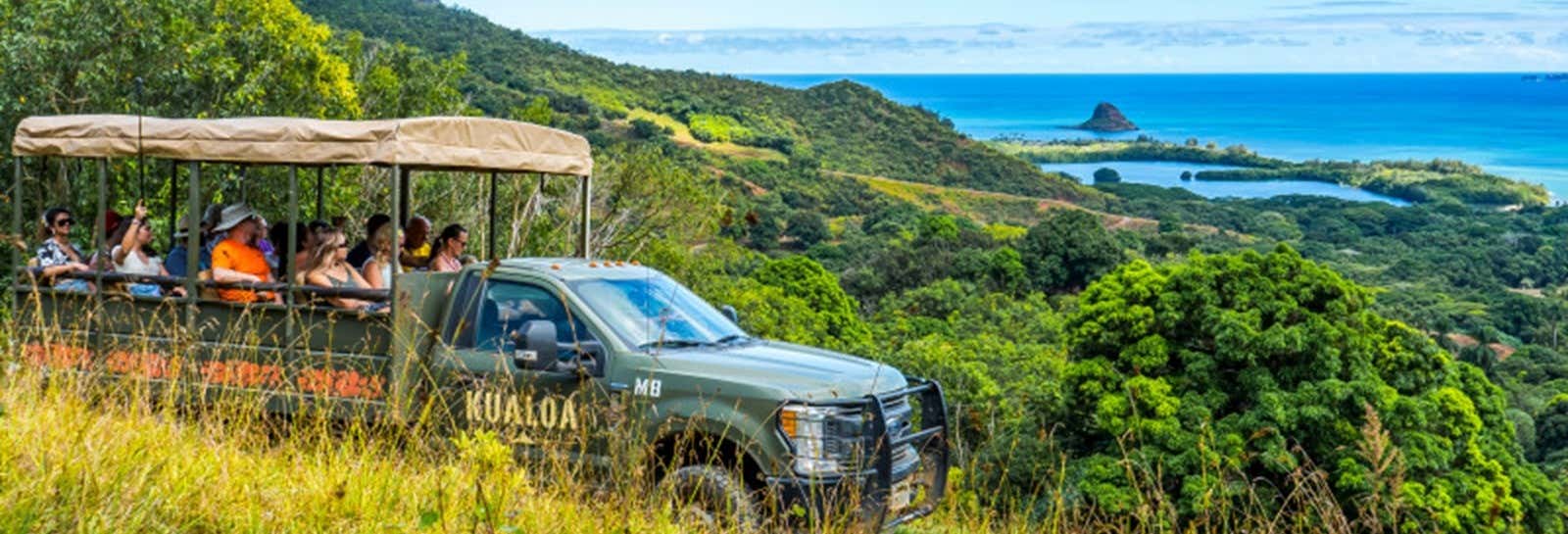 Tour di Kualoa Ranch in camion safari