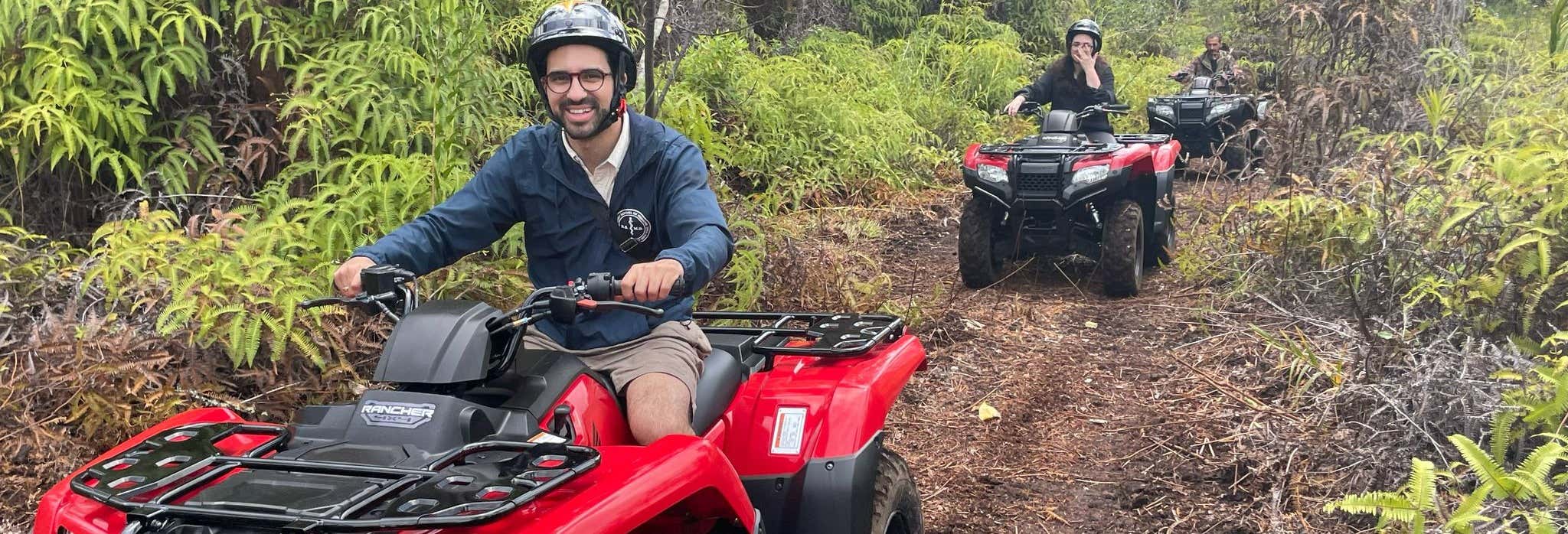 Tour in quad nella parte orientale dell'Isola di Hawaii