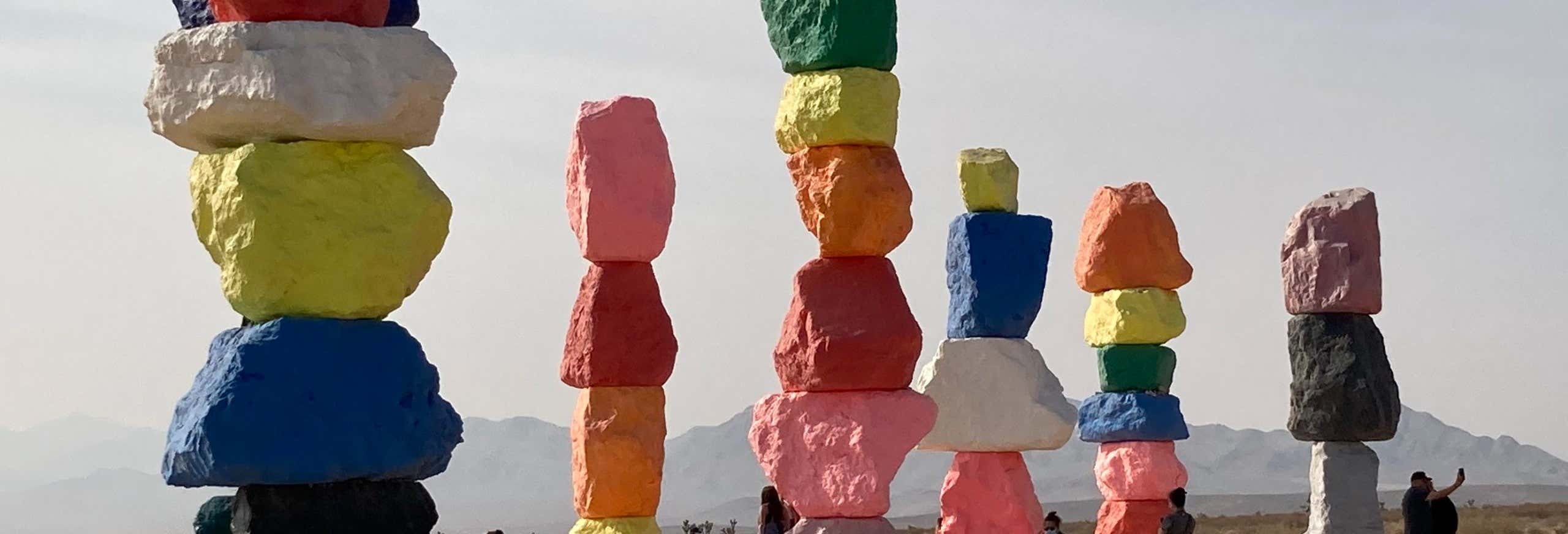 Excursión a Seven Magic Mountains + Cartel de Las Vegas