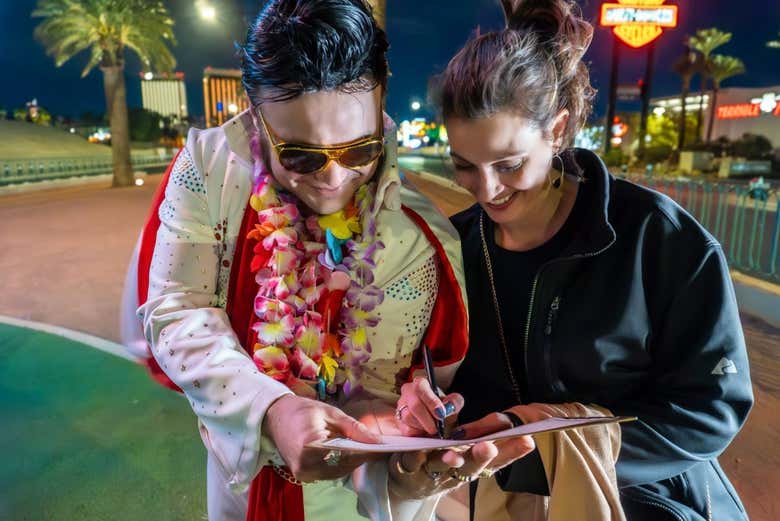 Imagen de Boda Elvis en el cartel de Las Vegas