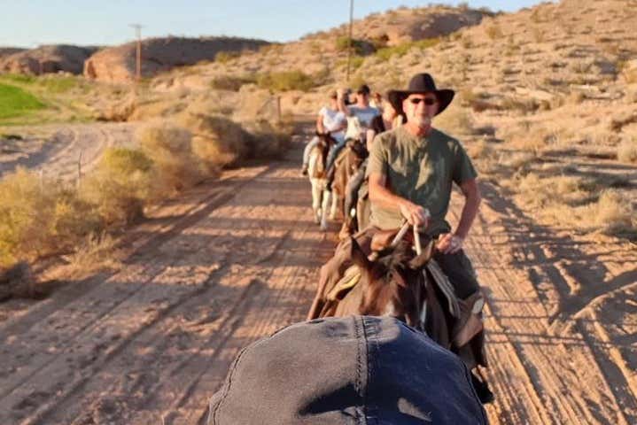 Paseo a caballo por el desierto de Las Vegas