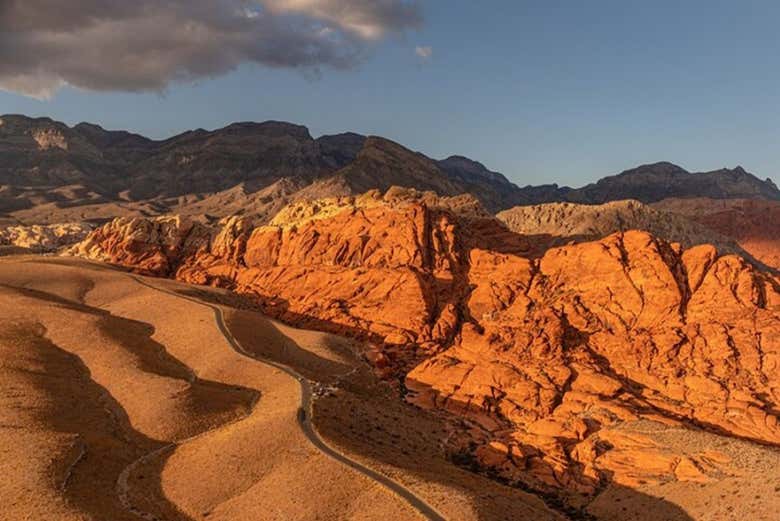 Excursión al Red Rock Canyon en helicóptero