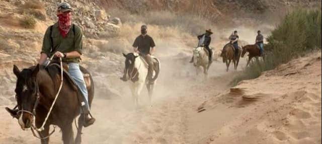 Passeggiata a cavallo nel deserto di Las Vegas