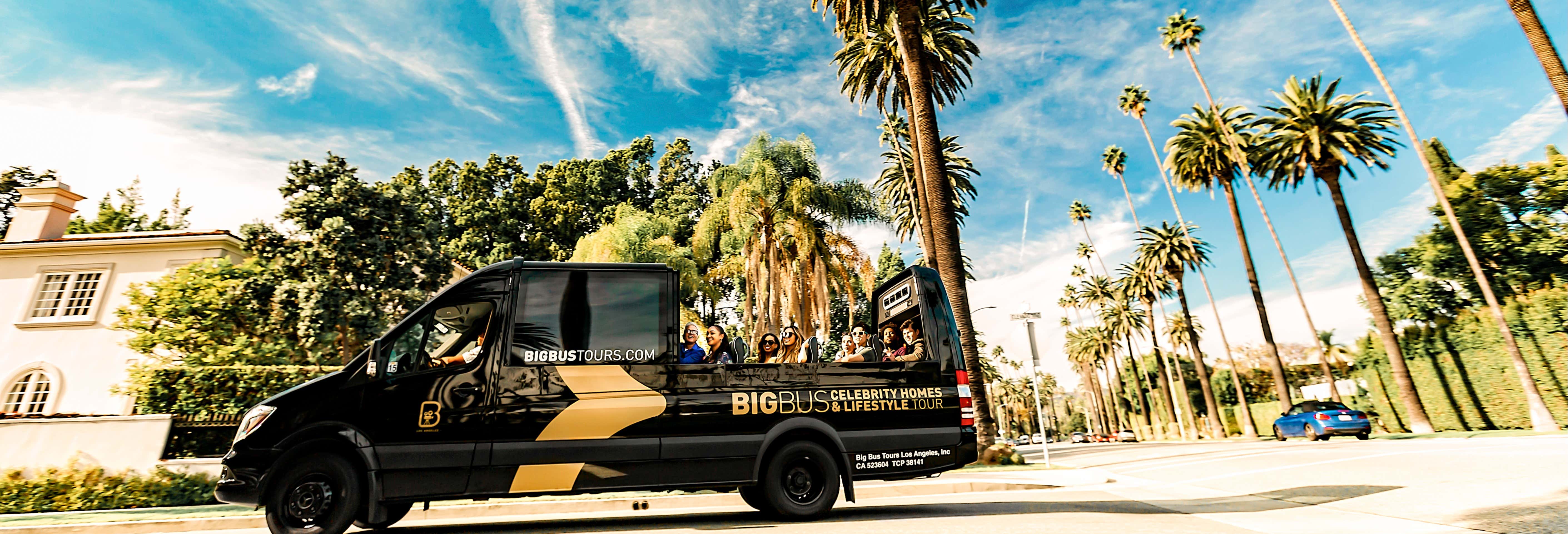 Autobús turístico Big Bus + Tour de las Casas de los Famosos