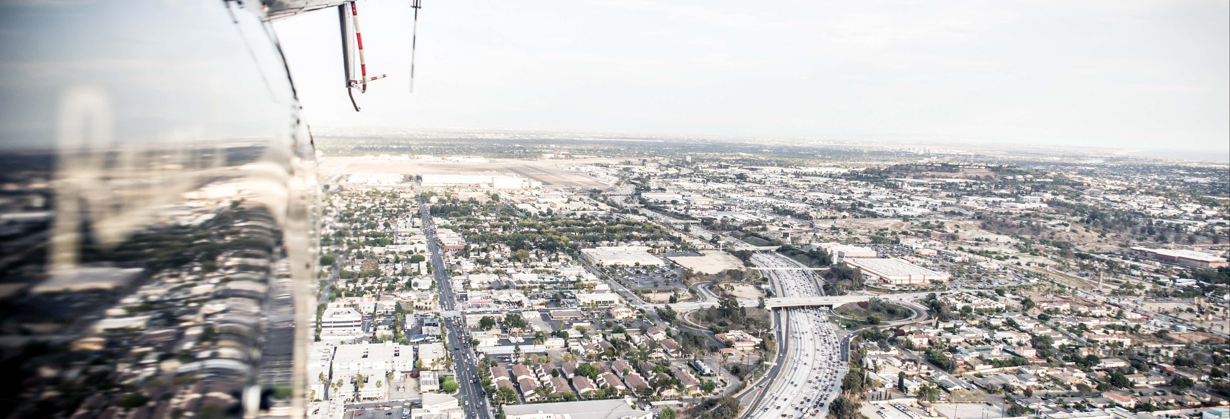 Giro in elicottero su Los Angeles