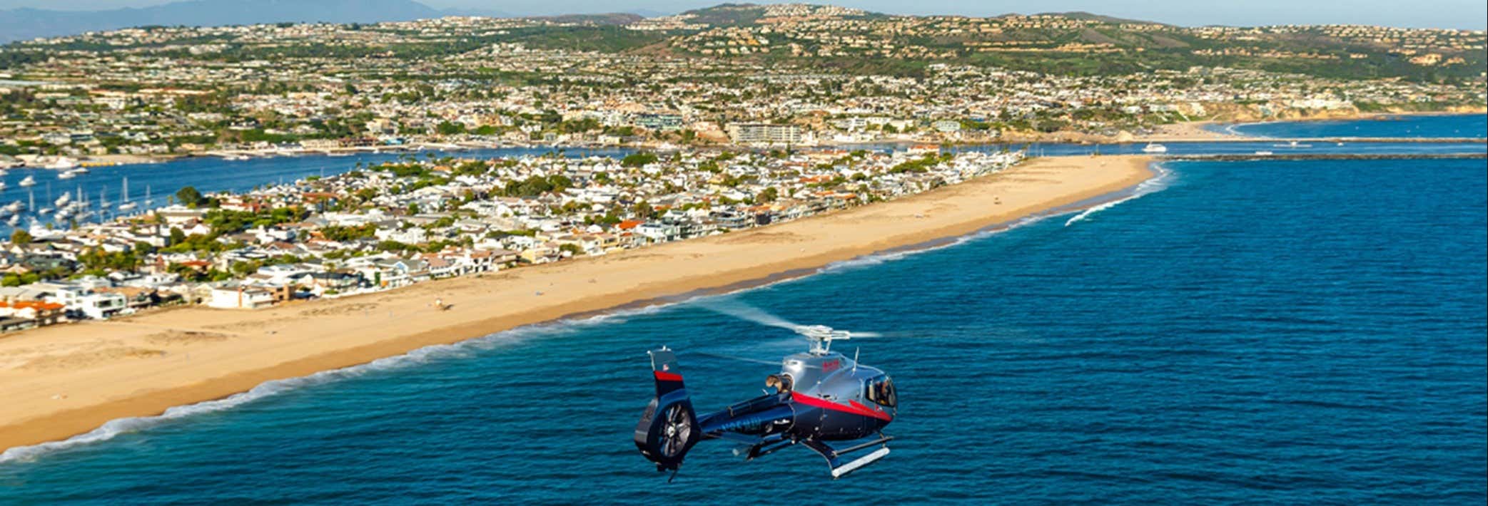 Giro in elicottero a Los Angeles da Long Beach