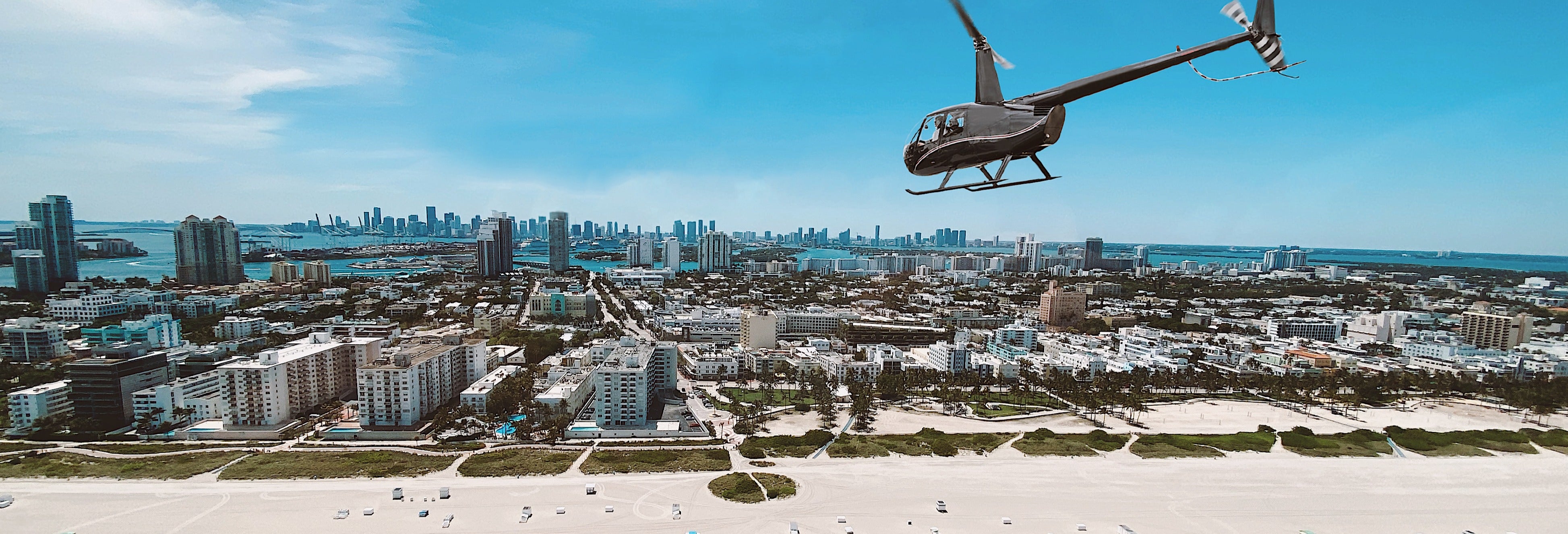 Passeio de helicóptero por Miami