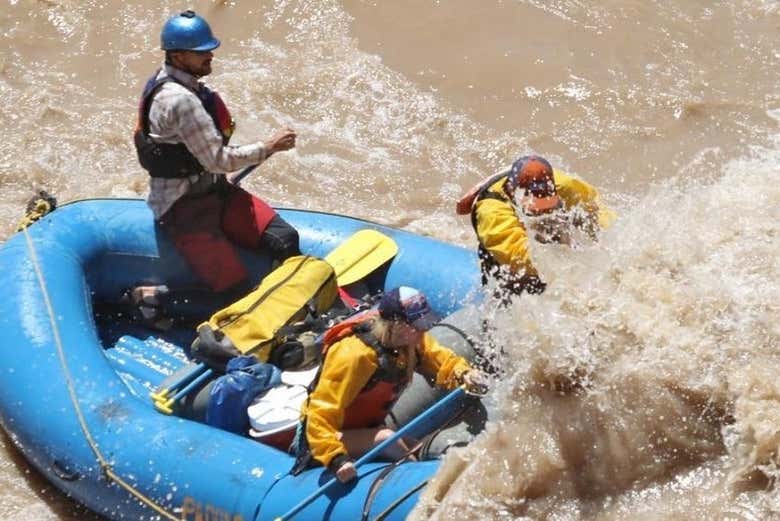 Rafting in the Colorado River
