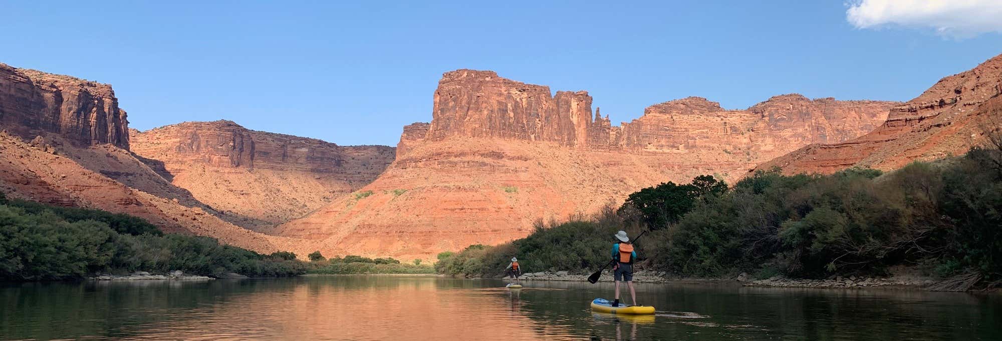 Paddle surf sul fiume Colorado