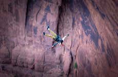 Salto de pêndulo em Moab